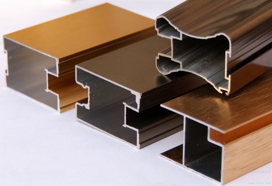 Ξύλινη μεταφορά 4mm σχεδιαγράμματα εξώθησης αλουμινίου προτύπων του ISO