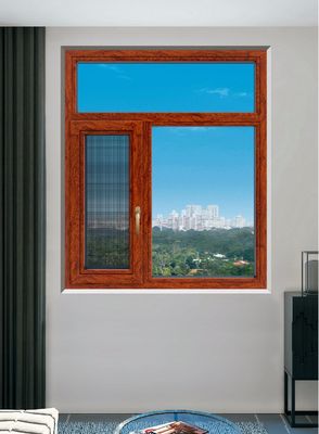 Ξύλινη μεταφορά 0.8mm συρόμενα πόρτα και παράθυρο κραμάτων αλουμινίου